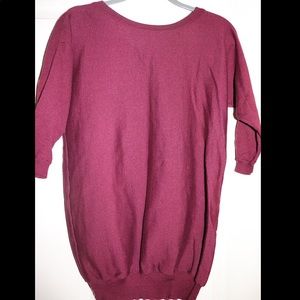 Maroon sweater